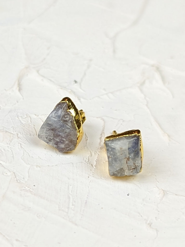 Moonstone Stud Earrings – Roxbury Jewelry