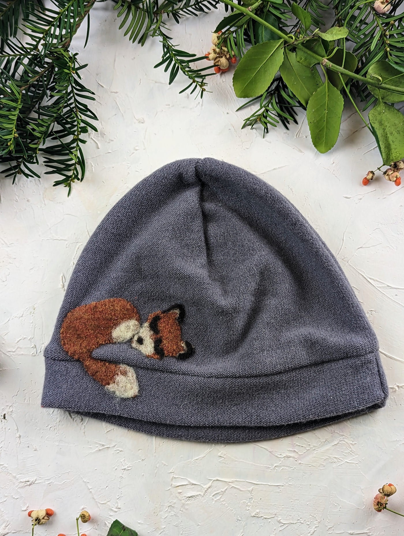 Sleeping Fox Cashmere Hat