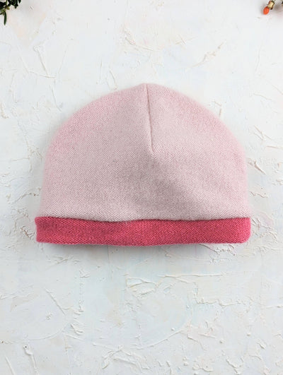 Cashmere Baby Two Color Hat