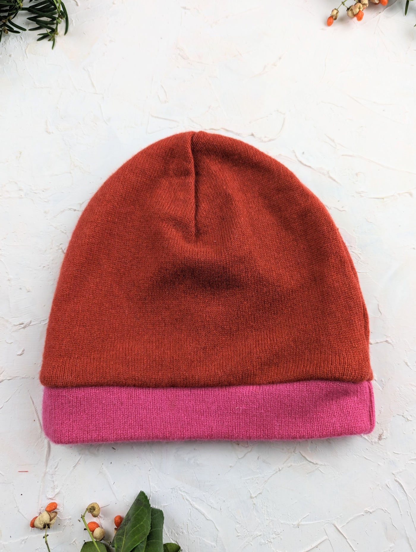 Cashmere Kid Two Color Hat