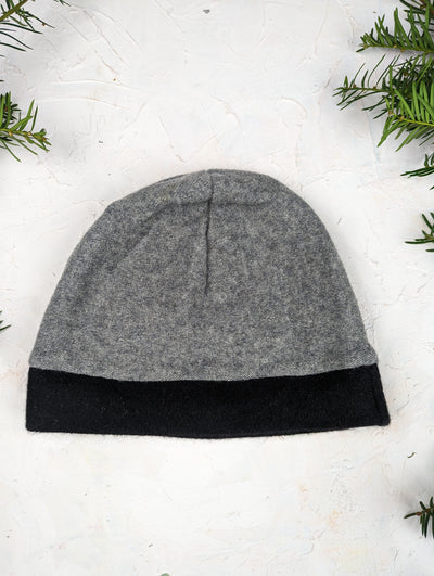Adult Cashmere Two Color Hat