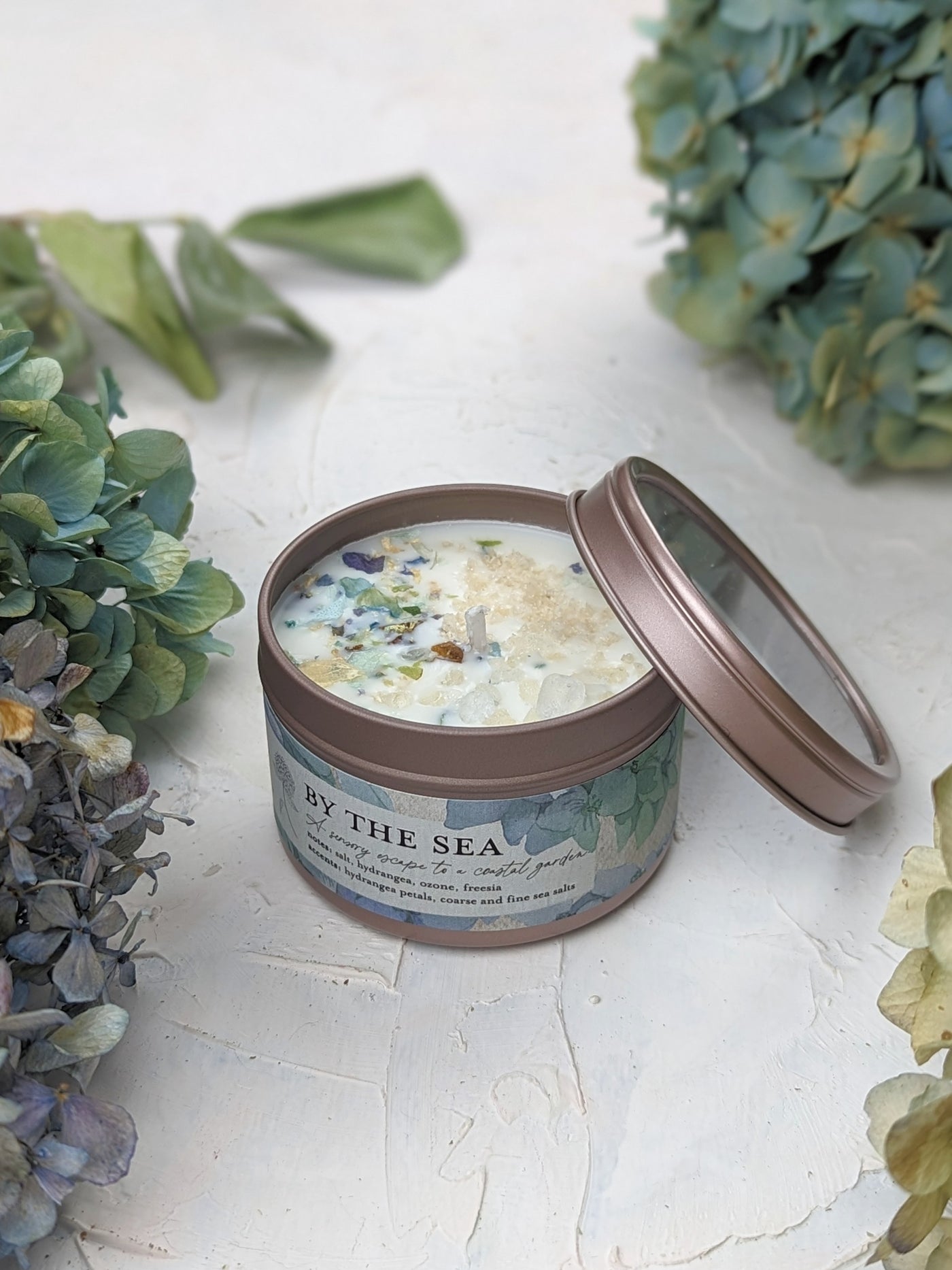 By the Sea - Hydrangea and Sea Salt Candle