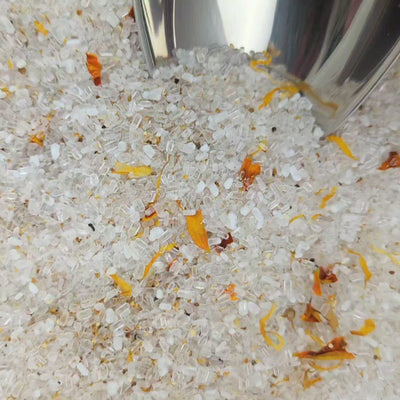 Zesty Orange Ginger Bath Salt Vial