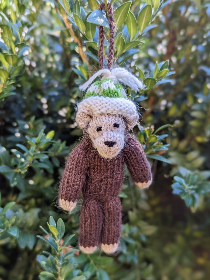 Monkey with Hat Ornament
