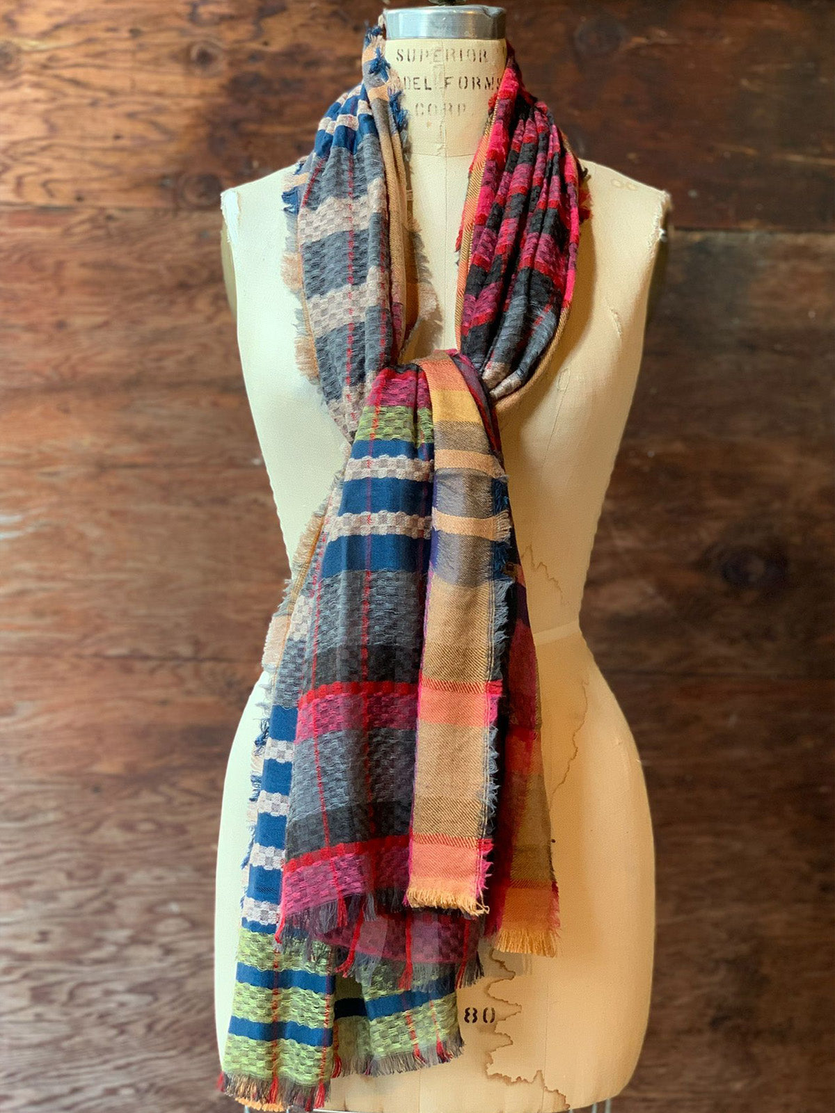 Hand Woven Winter Brights Scarf
